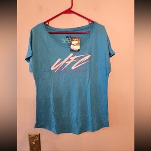 Ufc teal las vegas womens graphic t-shirt size medium